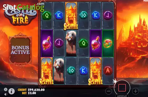 Скрин4. Castle of Fire слот
