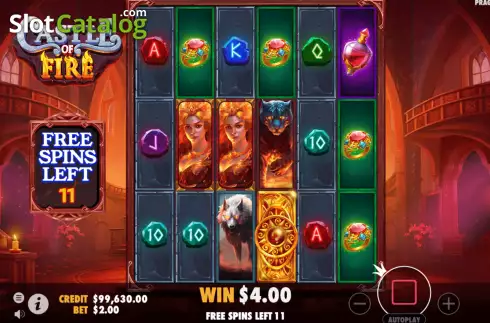 Скрин6. Castle of Fire слот