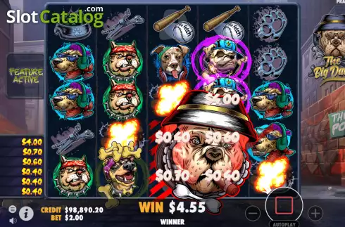 Скрин4. The Big Dawgs слот