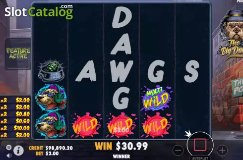 Скрин6. The Big Dawgs слот