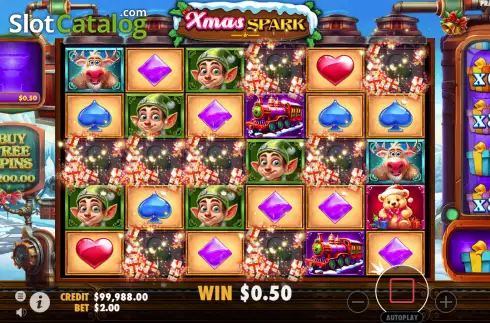 Скрин3. Xmas Spark слот