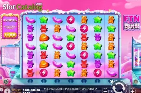 Скрин2. FTN Rush слот