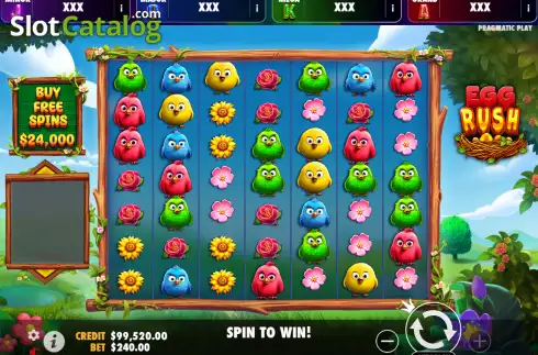 Скрин2. Egg Rush слот
