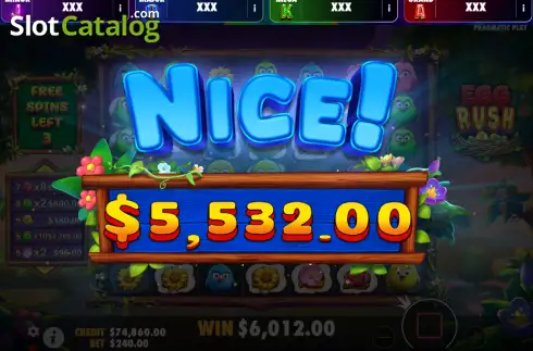 Скрин3. Egg Rush слот