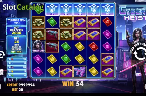 Скрин2. Cyber Heist (Pragmatic Play) слот