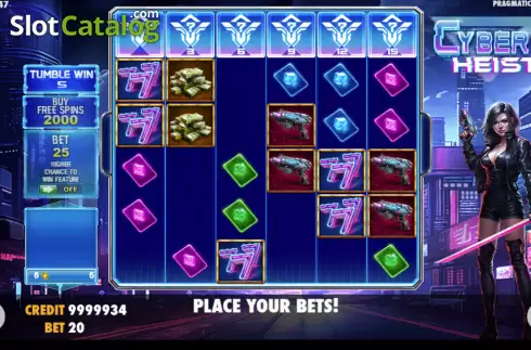 Скрин3. Cyber Heist (Pragmatic Play) слот