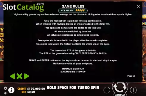 Скрин9. Gears of Horus слот
