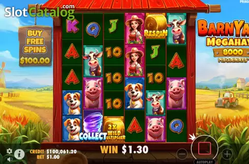 Скрин4. Barnyard Megahays Megaways слот
