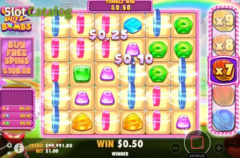 Скрин4. Candy Blitz Bombs слот