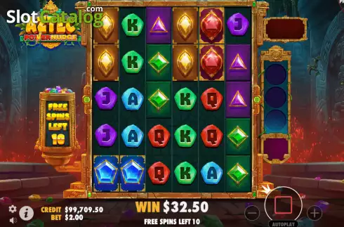 Скрин6. Aztec Powernudge слот