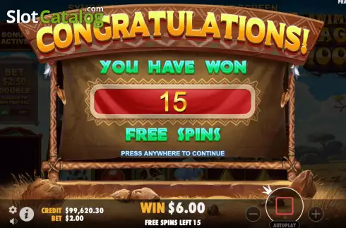 Скрин4. Animal Magic 1000 слот