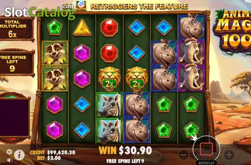 Скрин6. Animal Magic 1000 слот