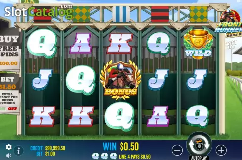 Скрин4. Front Runner Odds On слот
