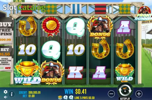 Скрин5. Front Runner Odds On слот