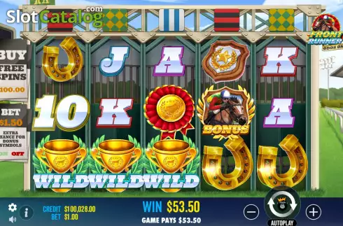 Скрин6. Front Runner Odds On слот