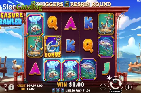 Скрин3. Treasure Trawler слот