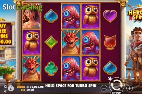 Скрин2. Heroic Spins слот