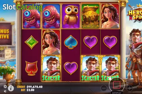 Скрин3. Heroic Spins слот