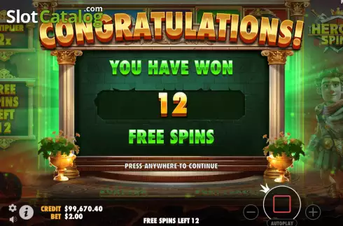 Скрин5. Heroic Spins слот