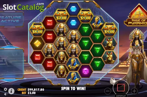 Скрин3. Rise of Pyramids слот