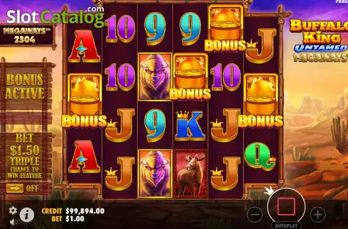 Скрин6. Buffalo King Untamed Megaways слот