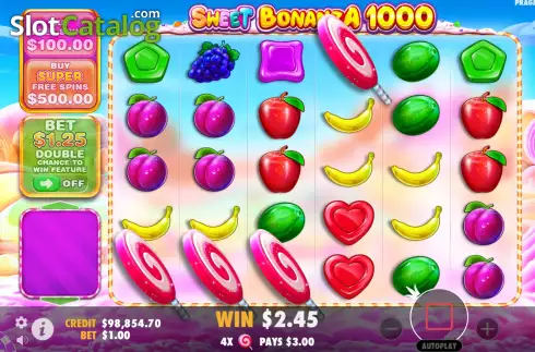 Скрин6. Sweet Bonanza 1000 слот