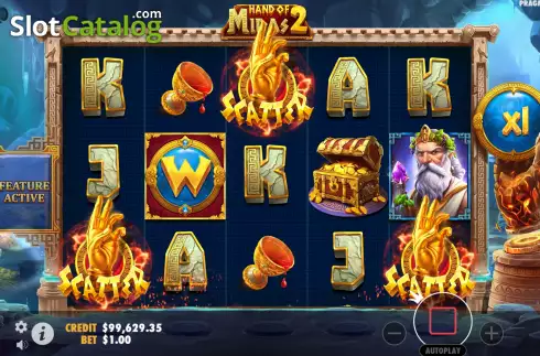 Скрин6. Hand of Midas 2 слот