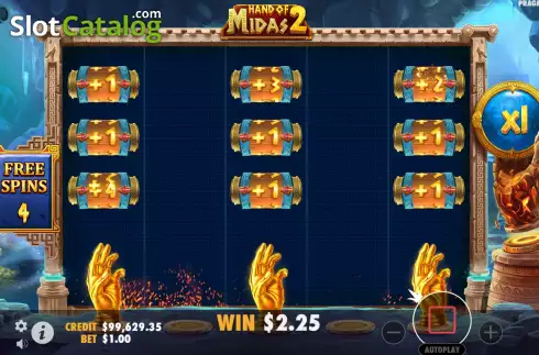 Скрин7. Hand of Midas 2 слот
