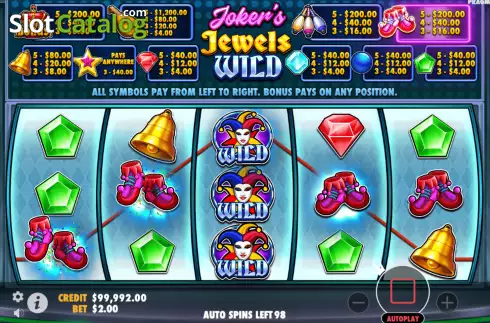 Скрин3. Joker’s Jewels Wild слот