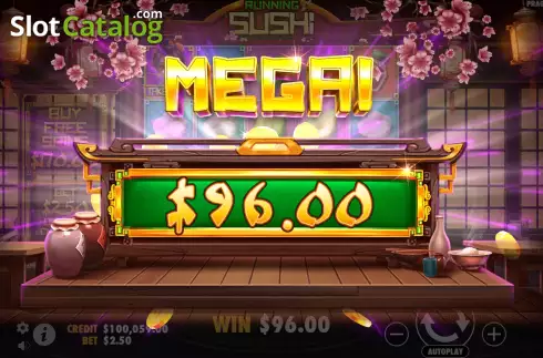 Скрин6. Running Sushi слот