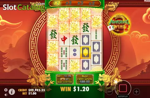Скрин4. Mahjong Wins 2 слот