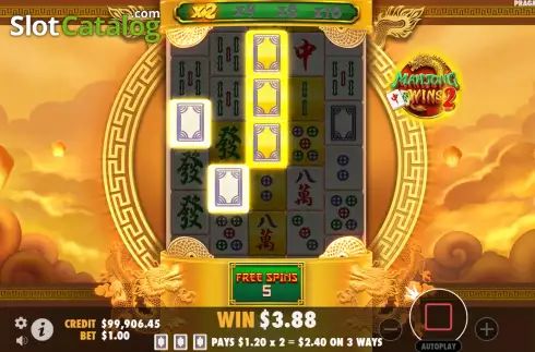 Скрин9. Mahjong Wins 2 слот