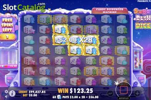 Скрин8. Sugar Rush Dice слот