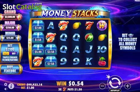 Скрин3. Money Stacks слот