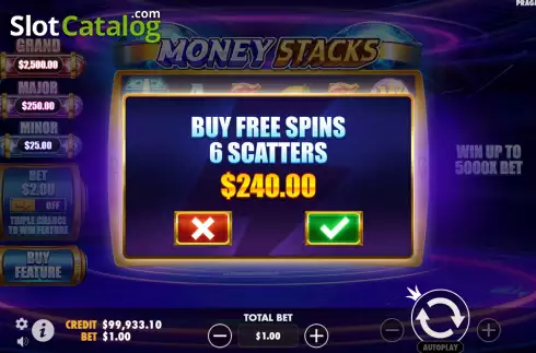 Скрин6. Money Stacks слот