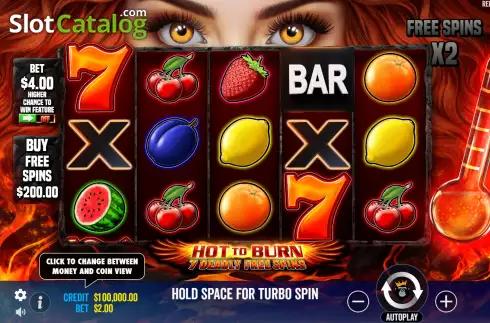 Скрин3. Hot to Burn 7 Deadly Free Spins слот