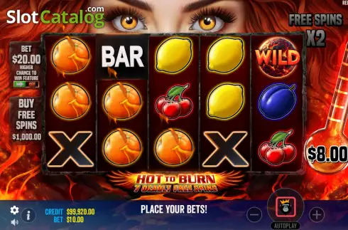 Скрин4. Hot to Burn 7 Deadly Free Spins слот
