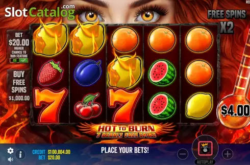 Скрин6. Hot to Burn 7 Deadly Free Spins слот