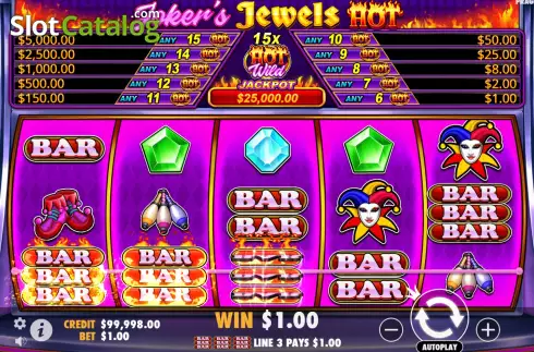 Скрин3. Joker’s Jewels Hot слот