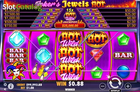 Скрин4. Joker’s Jewels Hot слот