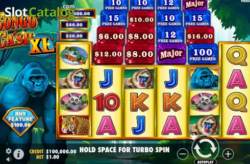 Скрин3. Congo Cash XL слот