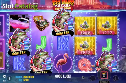 Скрин3. Big Bass Vegas Double Down Deluxe слот