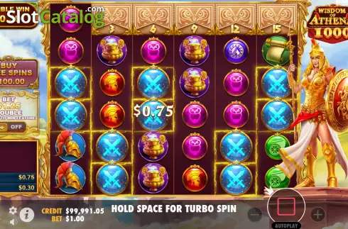 Скрин4. Wisdom of Athena 1000 слот