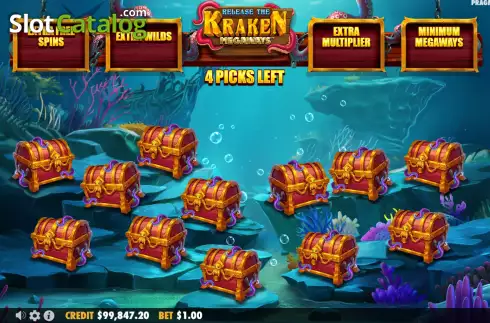 Скрин8. Release the Kraken Megaways слот