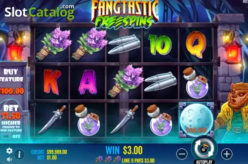 Скрин3. Fangtastic Freespins слот