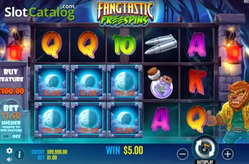 Скрин4. Fangtastic Freespins слот
