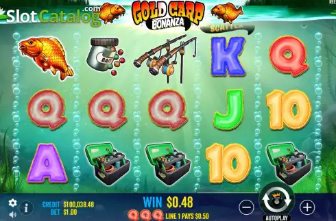 Скрин4. Gold Carp Bonanza слот