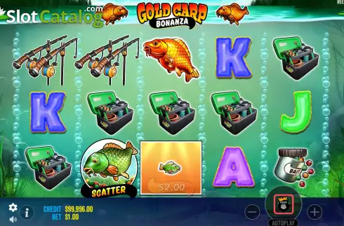 Скрин5. Gold Carp Bonanza слот