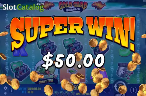 Скрин6. Gold Carp Bonanza слот
