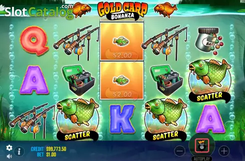 Скрин7. Gold Carp Bonanza слот